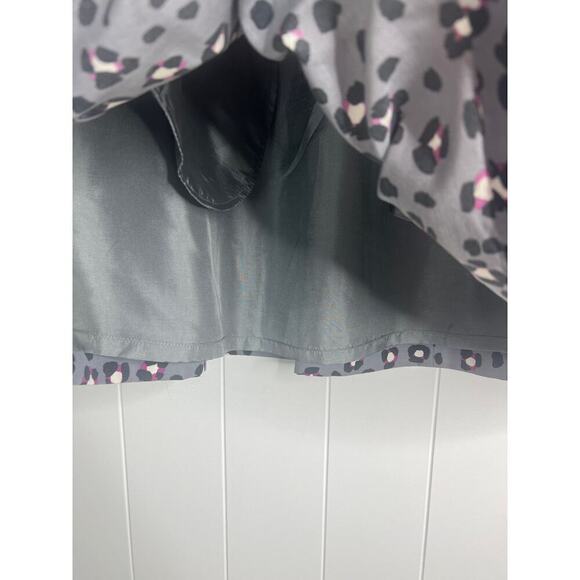 kate spade Cyber Cheetah Box Pleat‎ Skirt Size 14 - Picture 6 of 9